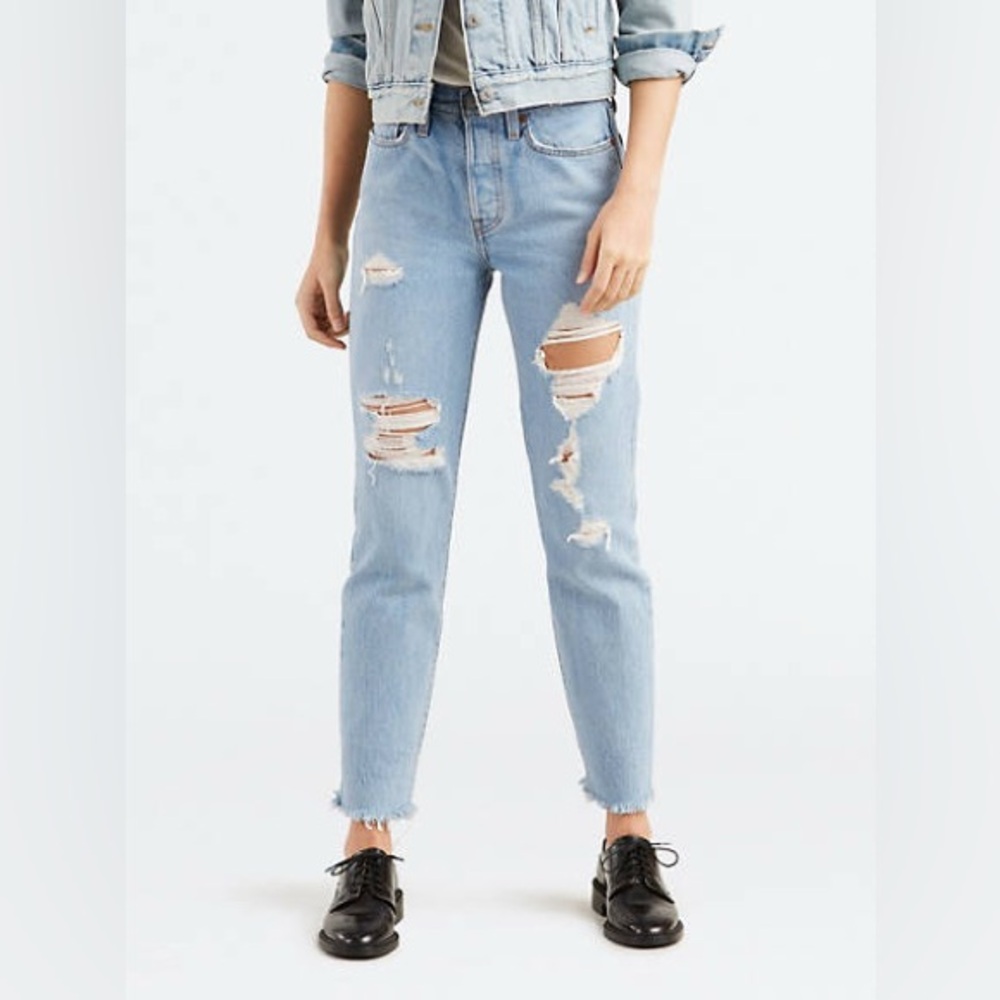 Levi’s wedgie fit crop Jean
